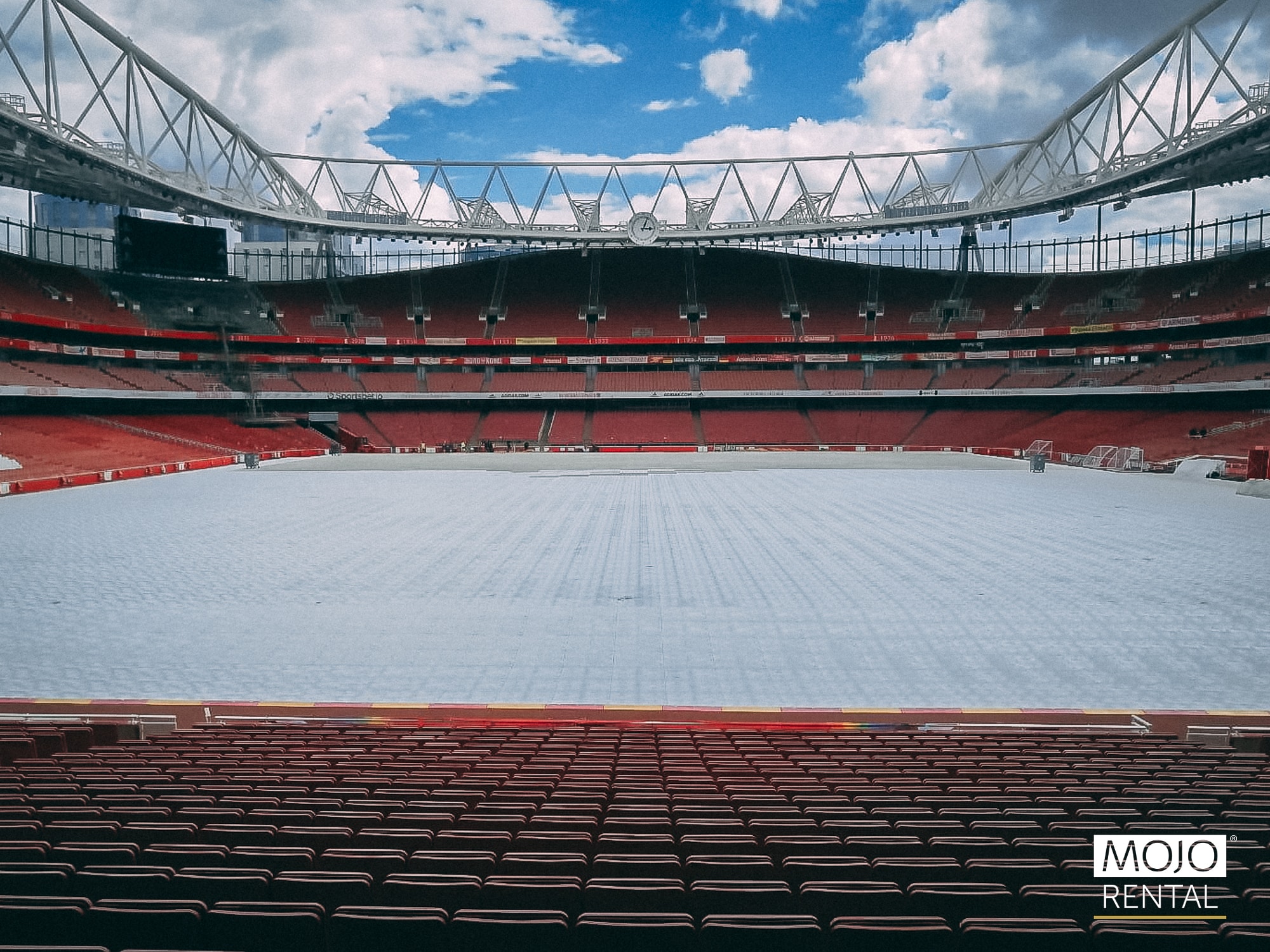Sports infrastructure for stadiums and arenas